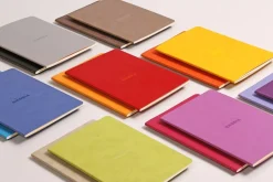 Libreta cosida con puntos Amarillo A5 Rhodia