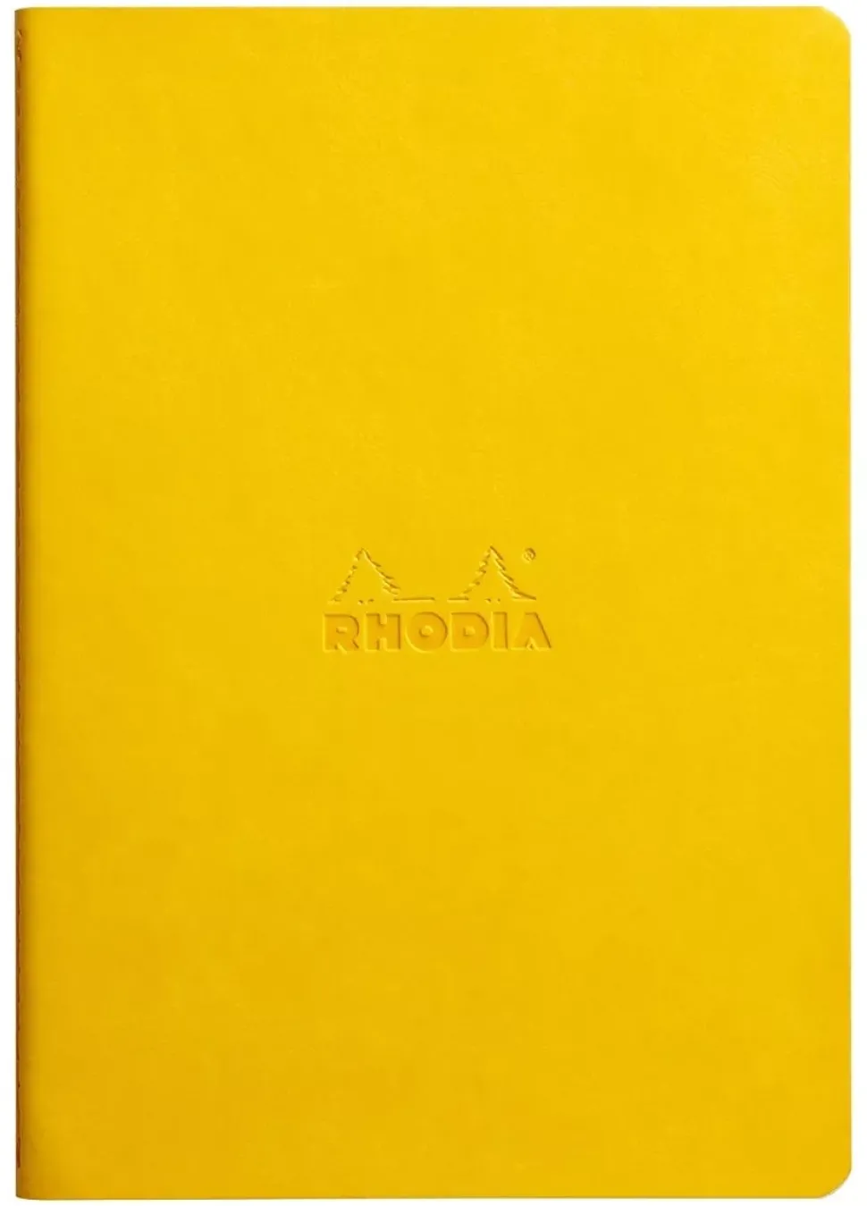 Libreta cosida con puntos Amarillo A5 Rhodia