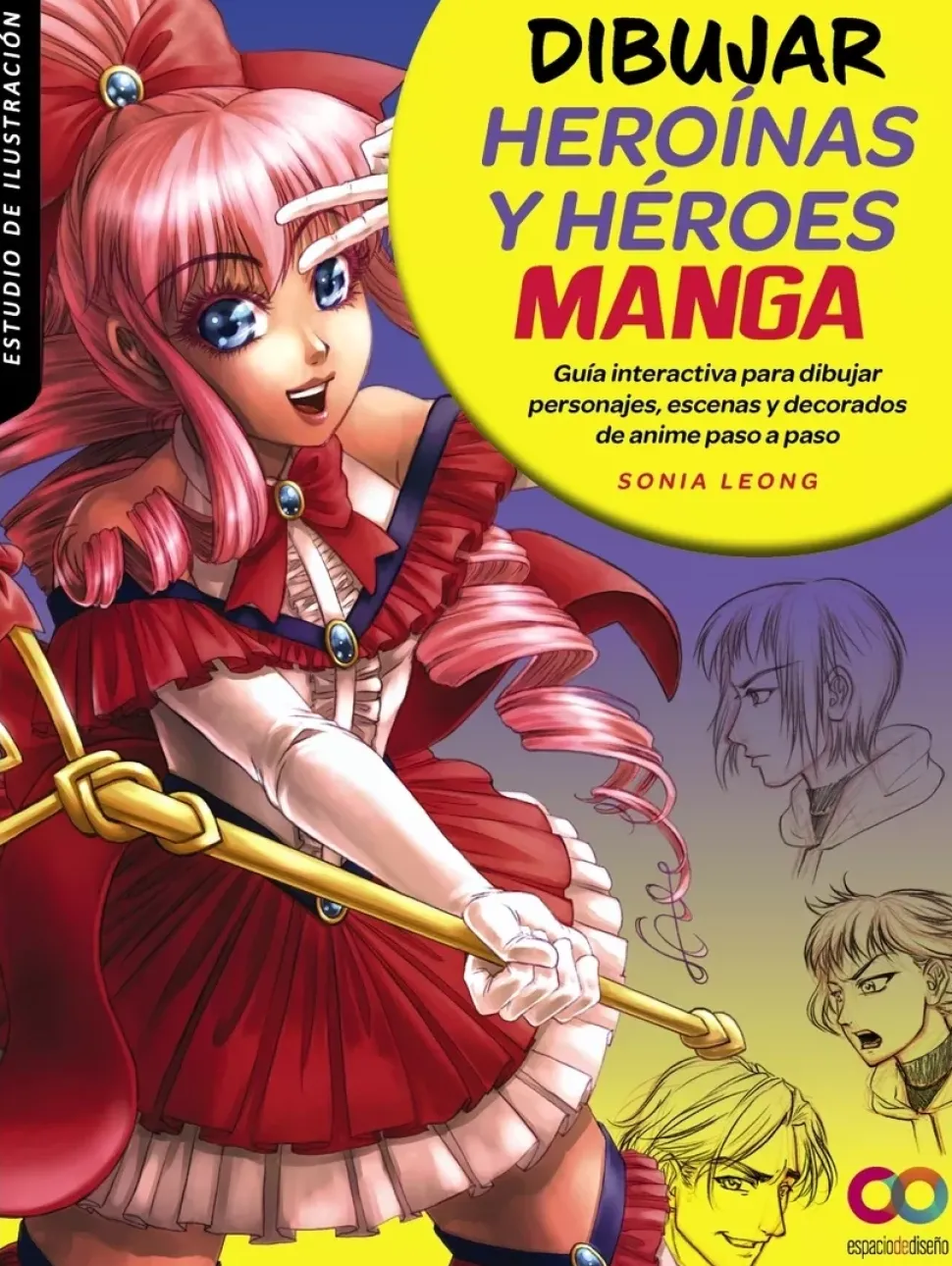 Libro de dibujar heroínas y héroes manga