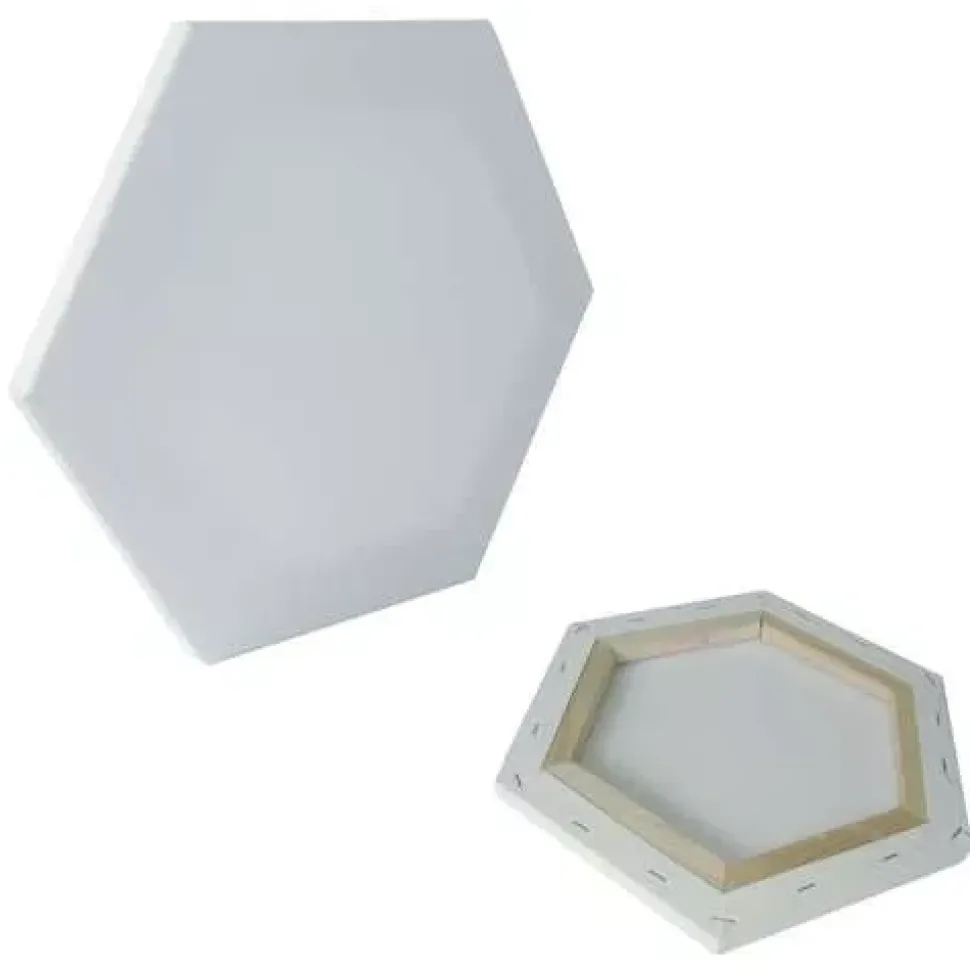 Lienzo sobre bastidor hexagonal Phoenix 20x20cm