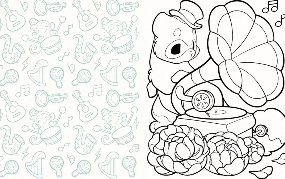 Lindas figuras Chibis para colorear