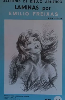 Láminas de dibujo artístico por Emilio Freixas E03 Bustos de mujer