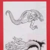Láminas de dibujo artístico por Emilio Freixas SR60 Dinosaurios y reptiles