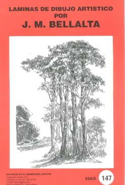 Láminas de dibujo artístico por J.M. Bellalta 147 Paisaje IV