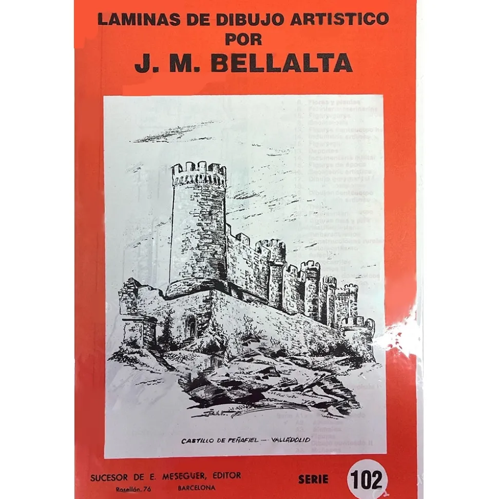 Láminas de dibujo artístico por J.M. Bellalta 102 Castillos