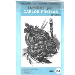 Láminas de dibujo artístico por Carlos Freixas Serie Azul E07 Bodegones