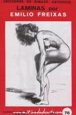 Láminas de dibujo artístico por Emilio Freixas SR70 Anatomía femenina II