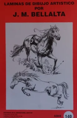 Láminas de dibujo artístico por J.M. Bellalta 140 Caballos II