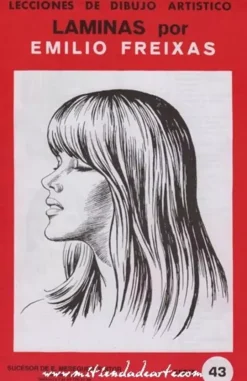 Láminas de dibujo artístico por Emilio Freixas SR43 Rostros femeninos I