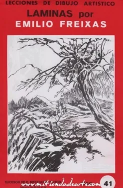 Láminas de dibujo artístico por Emilio Freixas SR41 Paisajes III