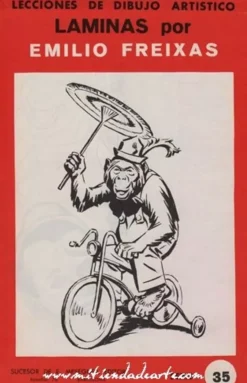 Láminas de dibujo artístico por Emilio Freixas SR35 Escenas de circo