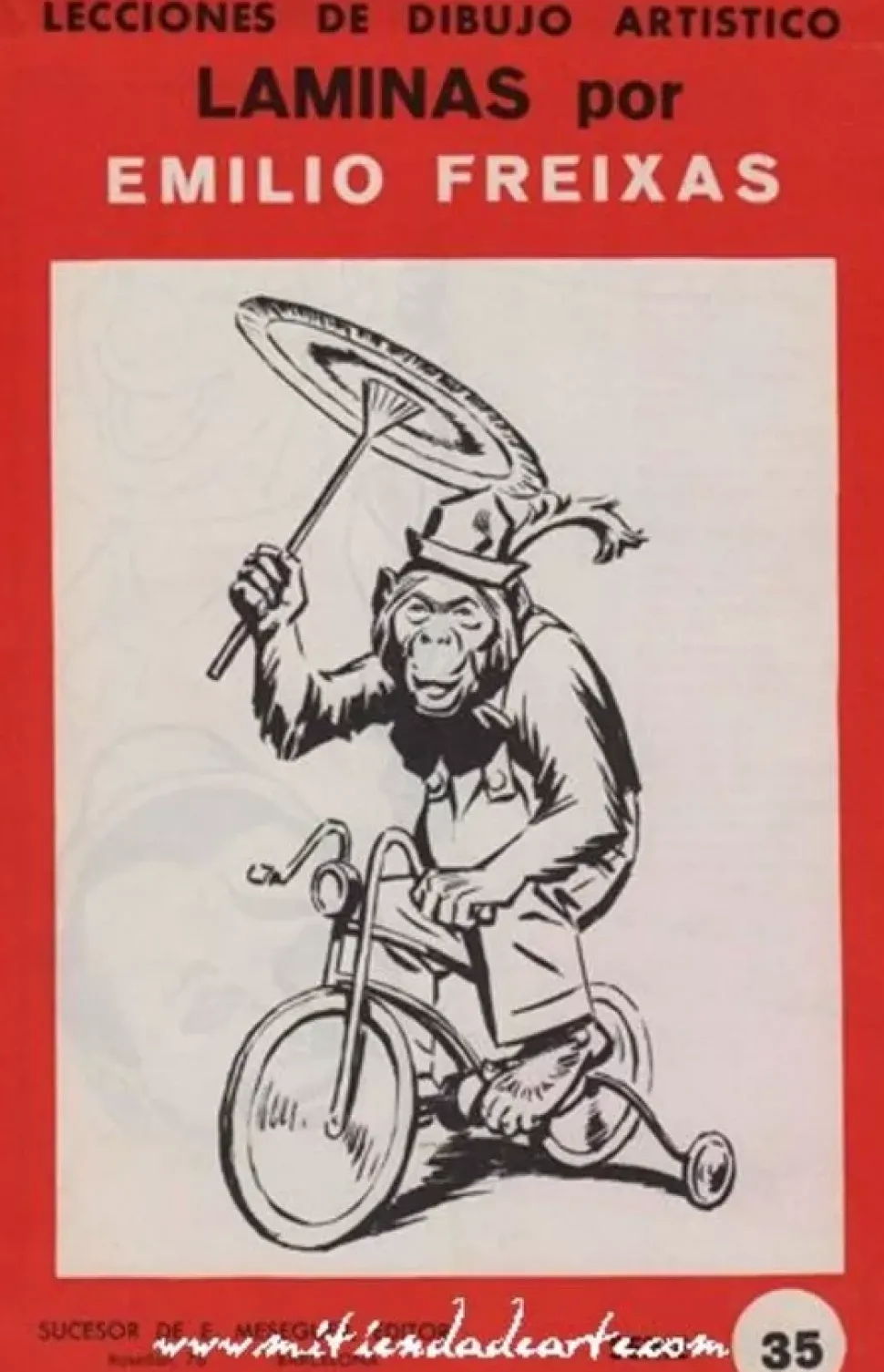Láminas de dibujo artístico por Emilio Freixas SR35 Escenas de circo