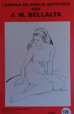Láminas de dibujo artístico por J.M. Bellalta 126 Desnudos Femeninos
