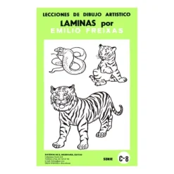 Láminas de dibujo artístico por Emilio Freixas C8 Animales I