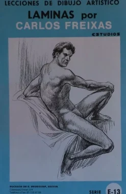 Láminas de dibujo artístico por Carlos Freixas Serie Azul E13 Figura masculina