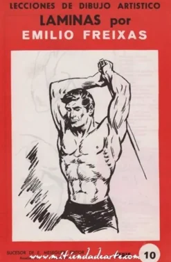Láminas de dibujo artístico por Emilio Freixas SR10 Estudios del cuerpo humano