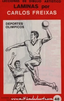 Láminas de dibujo artístico por Emilio Freixas SR48 Deportes olímpicos II