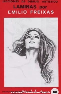 Láminas de dibujo artístico por Emilio Freixas SR66 Rostros femeninos II