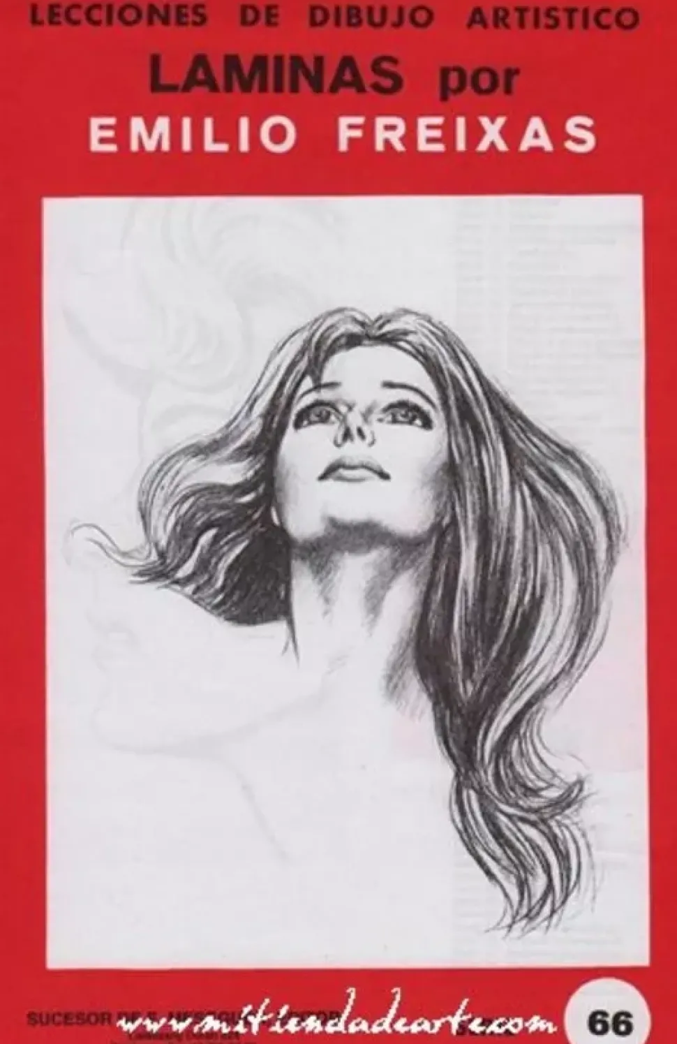Láminas de dibujo artístico por Emilio Freixas SR66 Rostros femeninos II