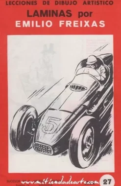 Láminas de dibujo artístico por Emilio Freixas SR27 Automovilismo