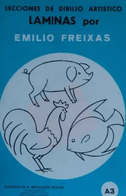 Láminas de dibujo artístico por Emilio Freixas A03 Animales