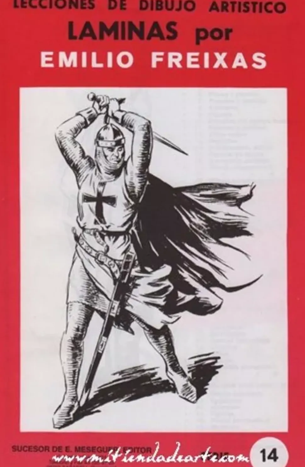 Láminas de dibujo artístico por Emilio Freixas SR14 Indumentaria militar