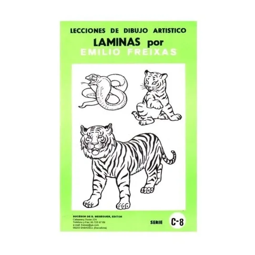 Láminas de dibujo artístico por Emilio Freixas SE08 Dibujo infantil