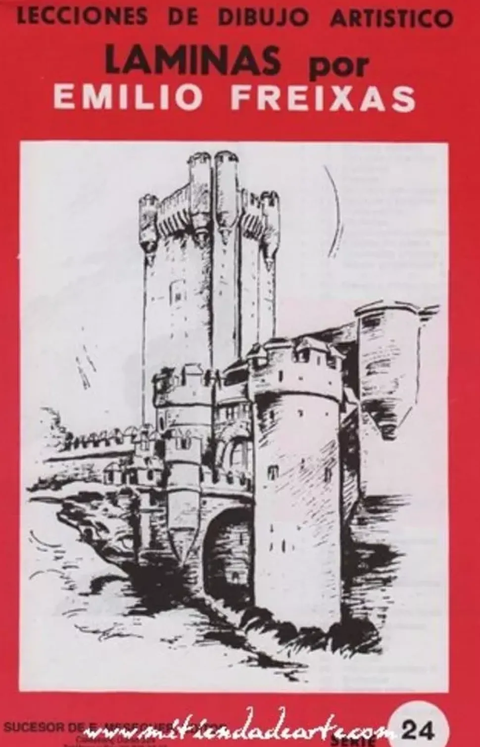 Láminas de dibujo artístico por Emilio Freixas SR24 Castillos
