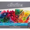 Lápices de color acuarelables para artistas Marino