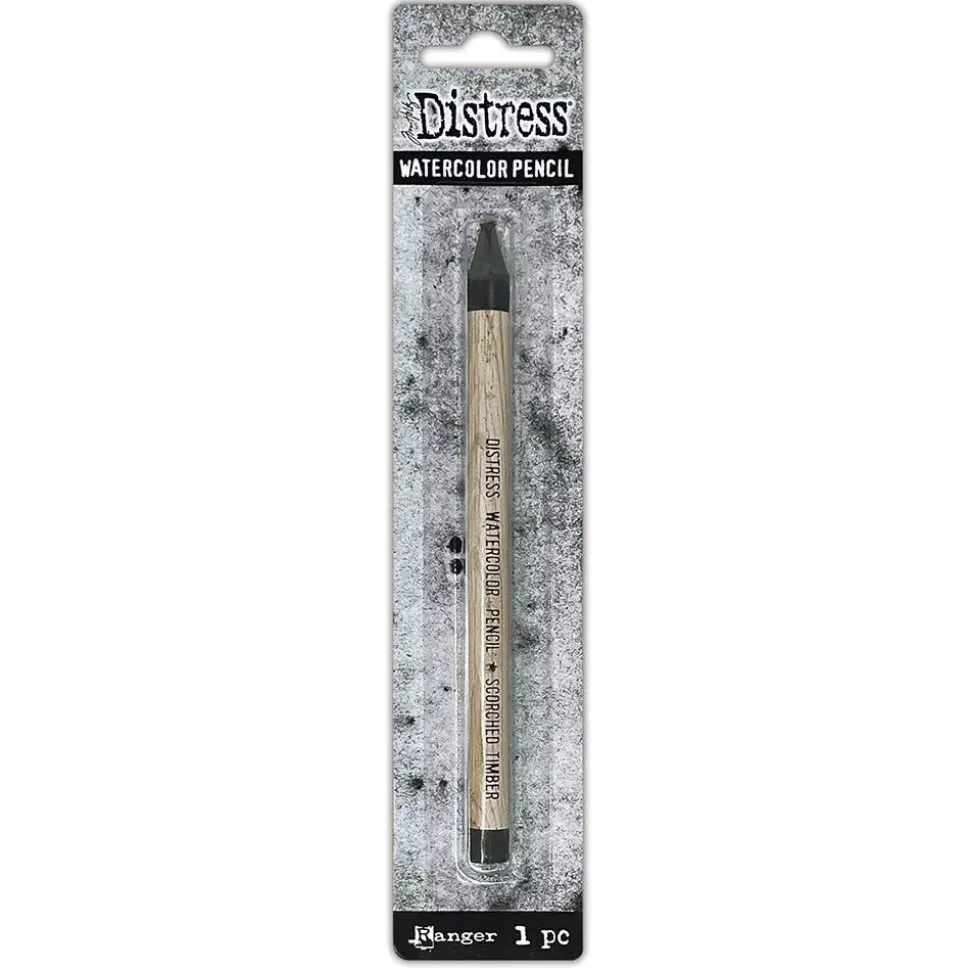 Lápiz Aquarelable Distress Scorched Timber Tim Holtz Ranger