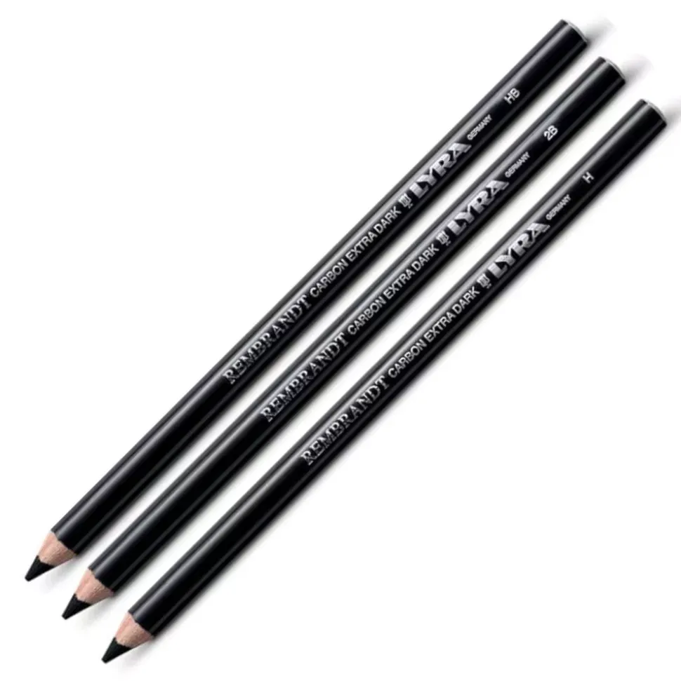 Lápiz de carbón extra oscuro Rembrandt Lyra