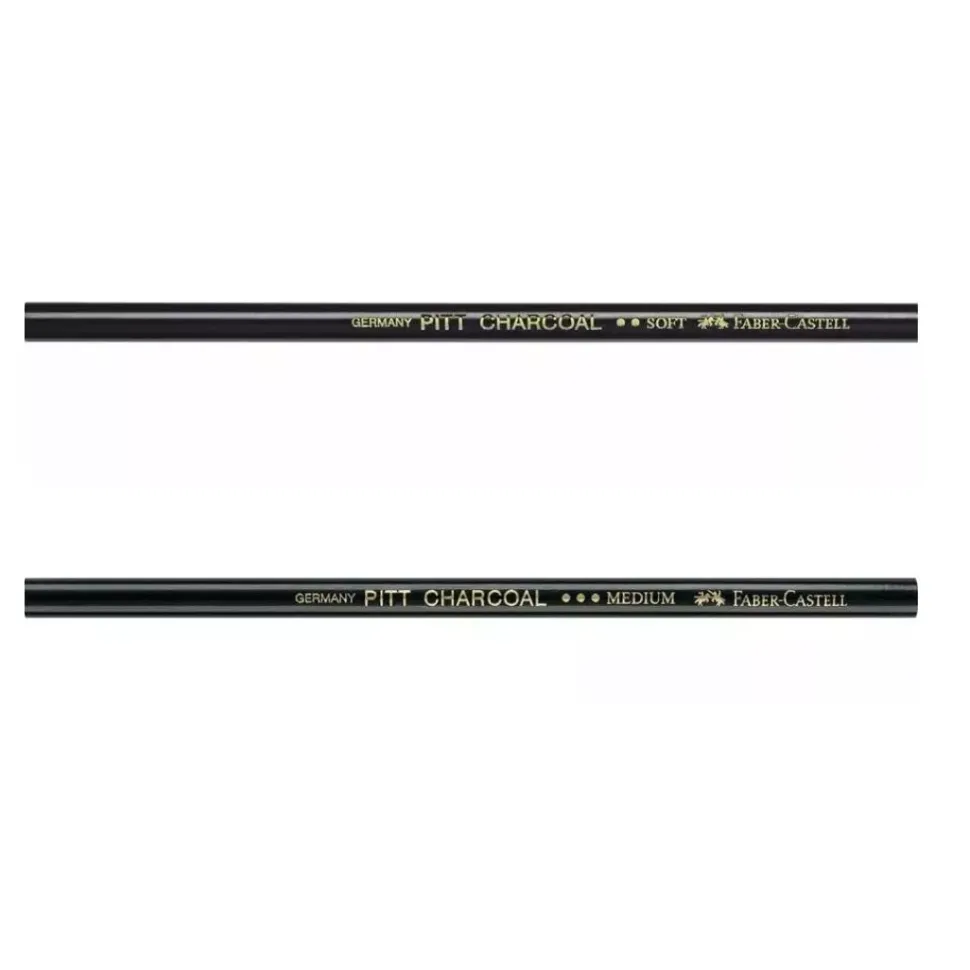 Lápiz Negro Tiza Carbón Pitt Monochrome Faber Castell