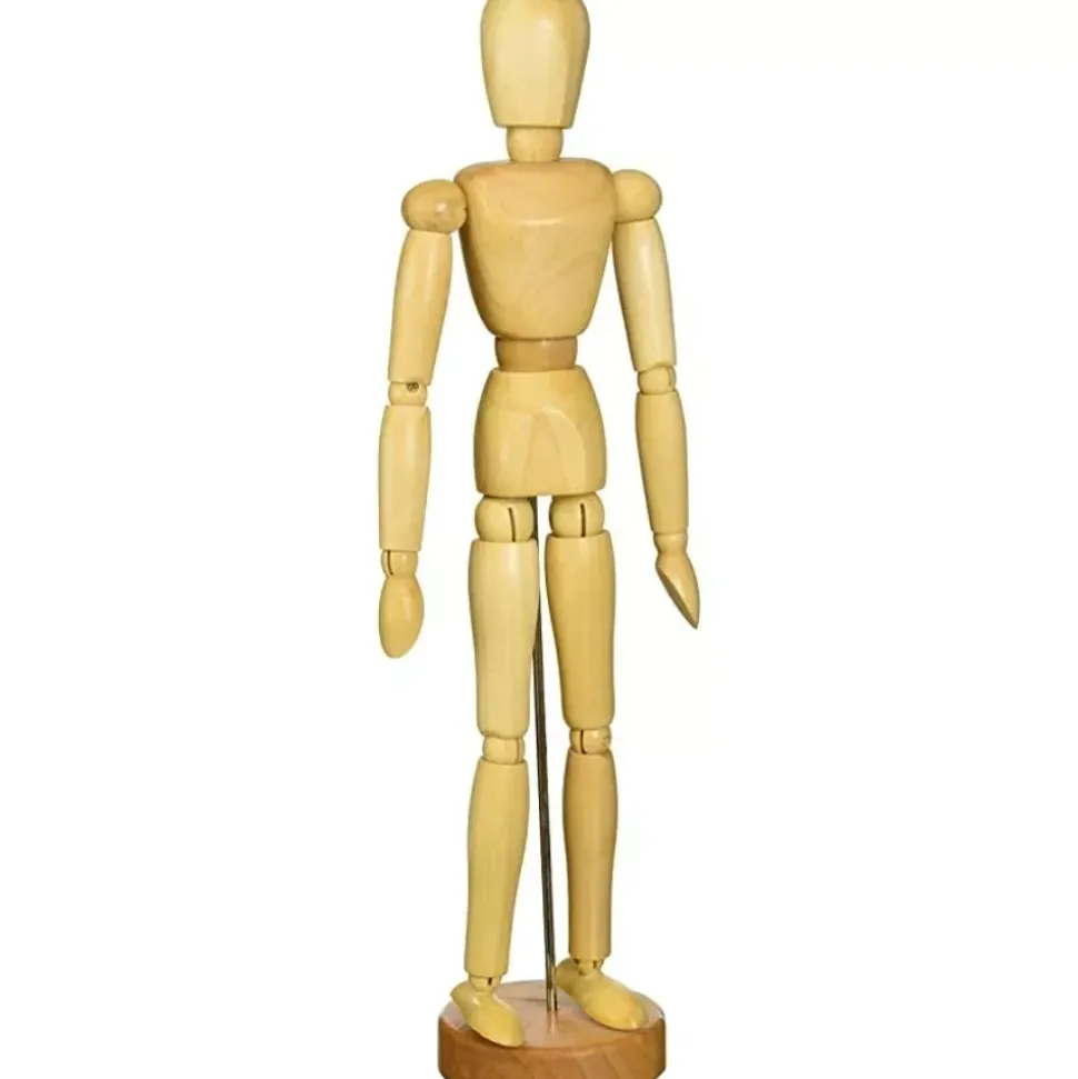 Maniquí articulado madera Femenino Lefranc and Bourgeois 30cm