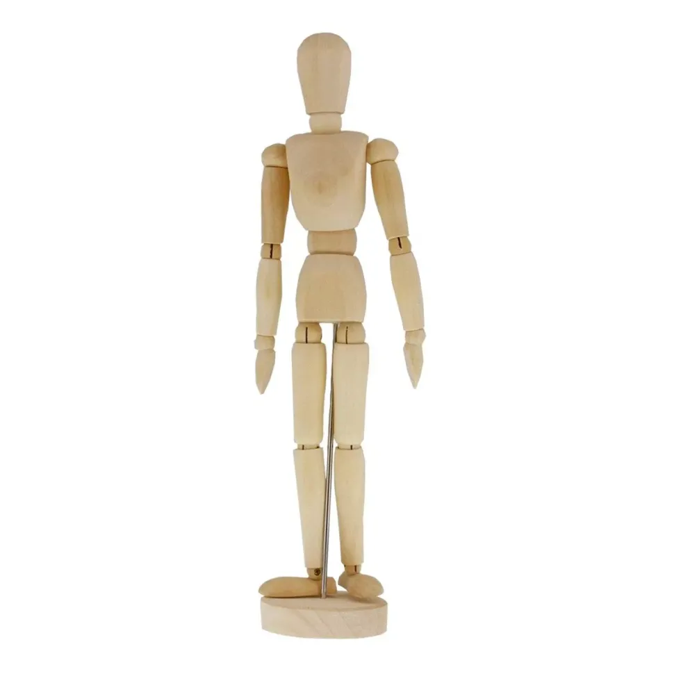 Maniquí muñeco articulado Hombre 50 cm