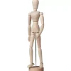 Maniquí muñeco articulado Mujer 30cm