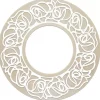 Marco Espejo Circular Filigrana Dayka 77,5cm