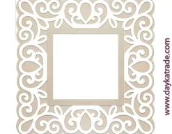 Marco Espejo Filigrana Cuadrado Dayka 70x70cm