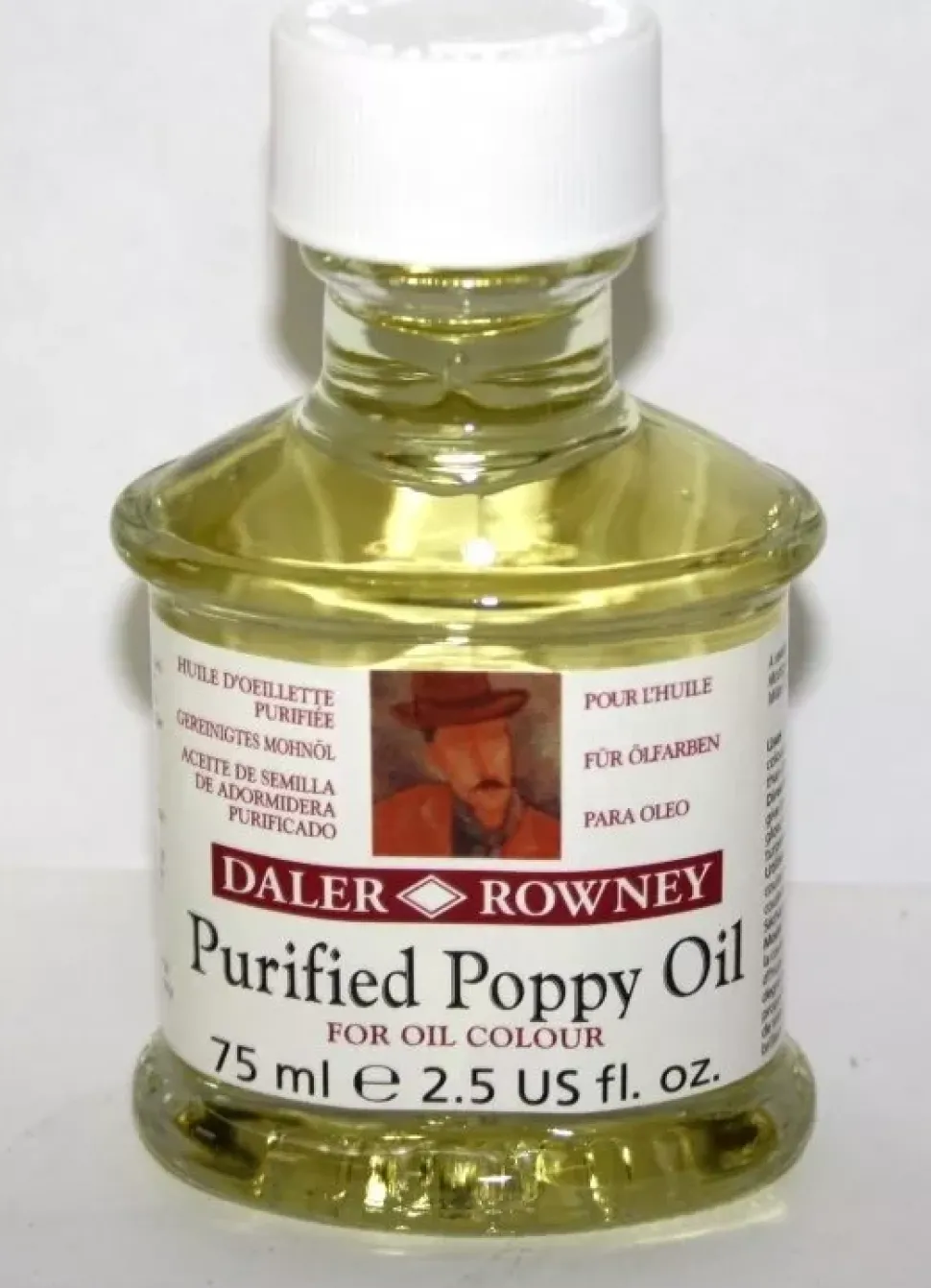 Médium aceite de amapola óleo Georgian Daler-Rowney 75ml