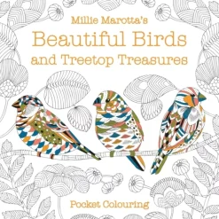 Millie Marotta´s Beautiful Birds and Treetop Treasures Pocket Colouring