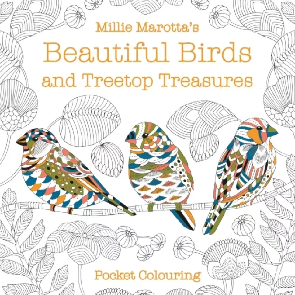 Millie Marotta´s Beautiful Birds and Treetop Treasures Pocket Colouring