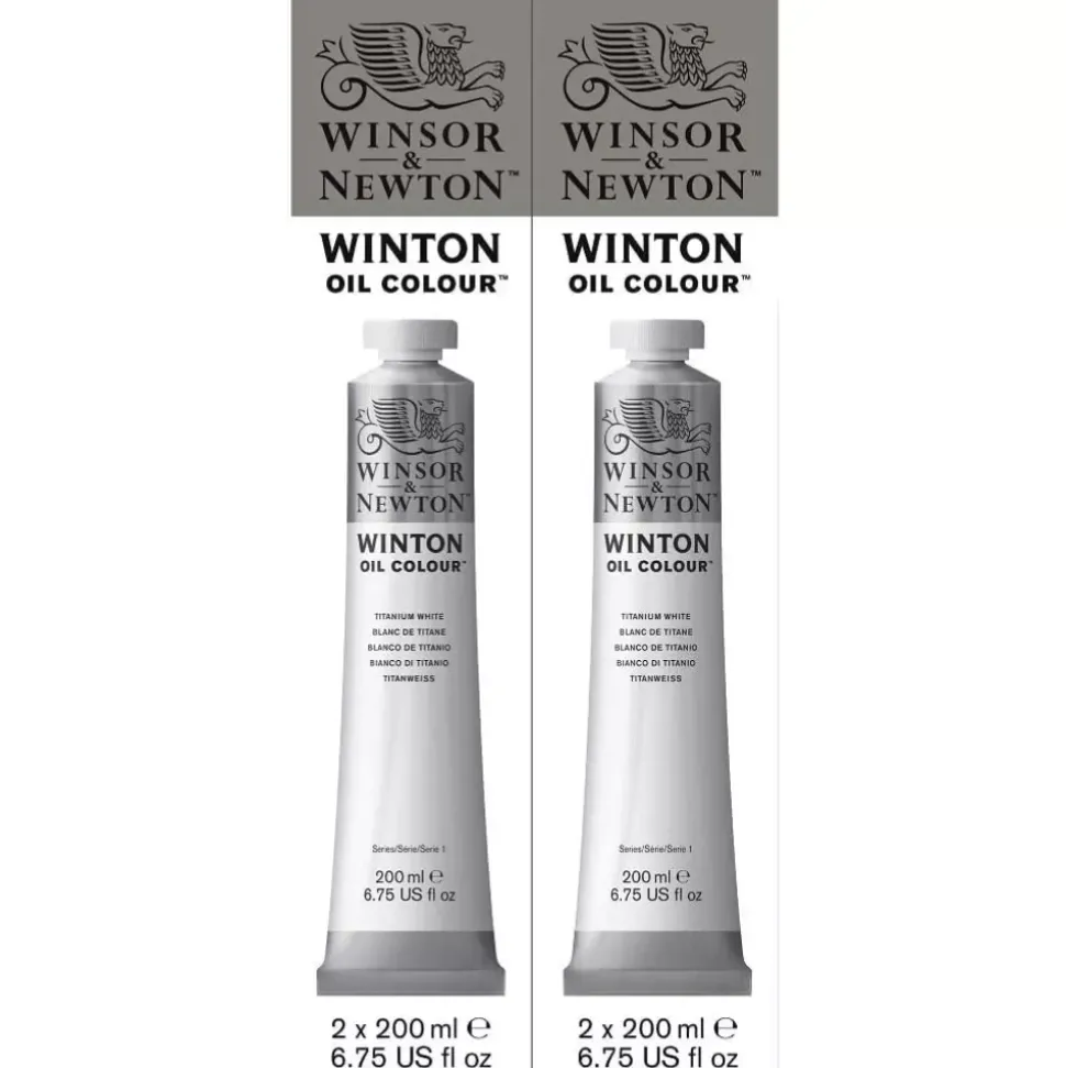 Pack 2 Óleos Winton Blanco Titanio Winsor and Newton
