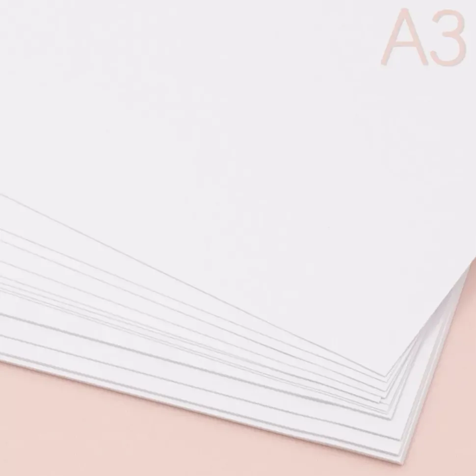 Pack de 25 Cartulinas White Craftelier A3