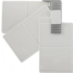Paleta plegable 3 alturas Inart 12x22cm