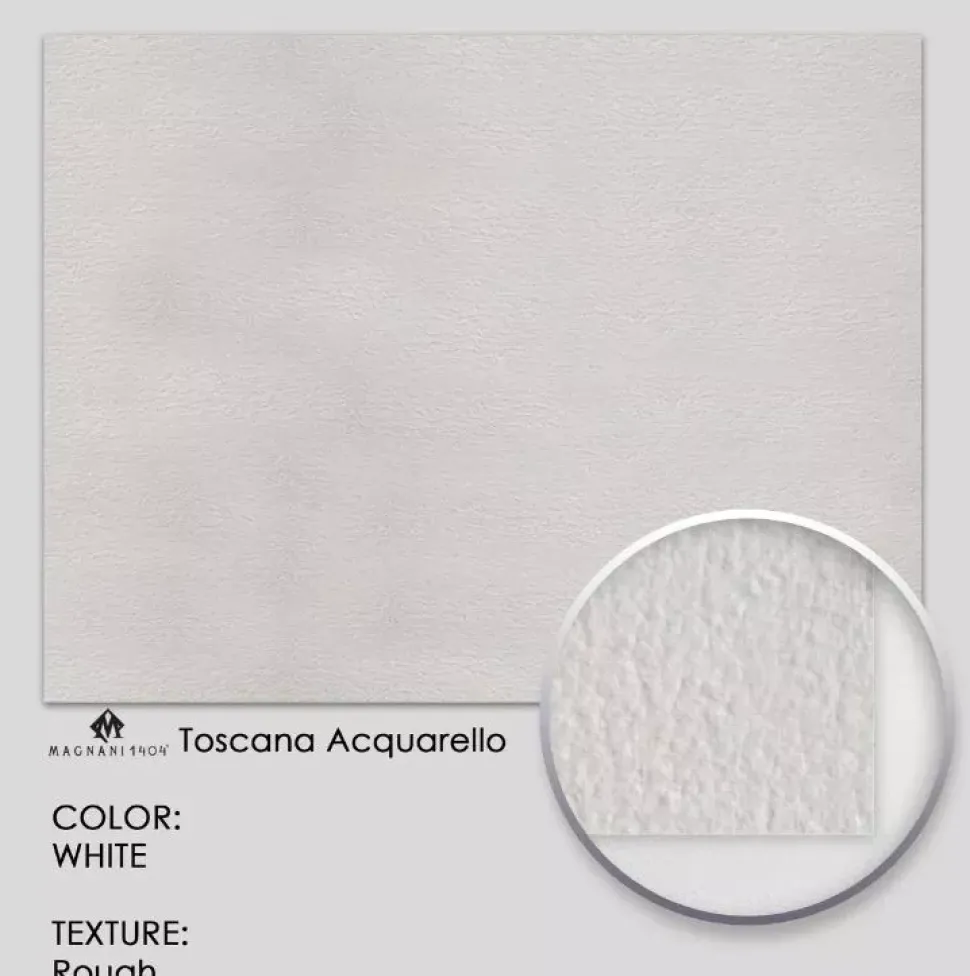 Papel acuarela Toscana Magnani 1404 grano grueso 300gr/m² 56x76cm