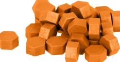 Perlas de Cera Hexagonales Para Sellos Naranja Artemio 30gr