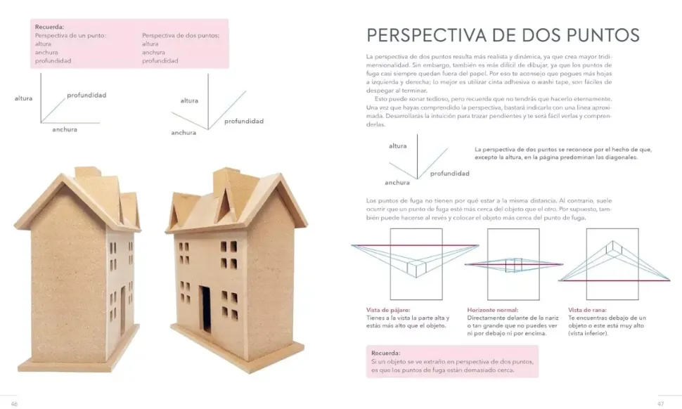 Perspectiva Curso de dibujo Del horizonte al punto de fuga Armonía en la imagen paso a paso