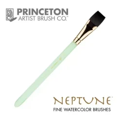 Pincel 4750 Aquarelle Plano Mango Corto Neptune Princeton