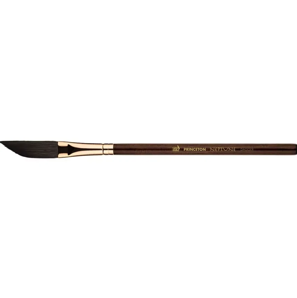 Pincel 4750 Biselado Mango Corto Neptune Princeton