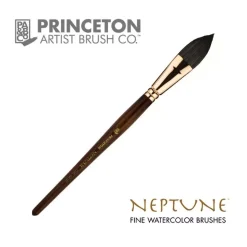 Pincel 4750 Lengua de Gato Mango Corto Neptune Princeton