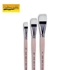 Pincel 975 plano mango corto Golden Sable